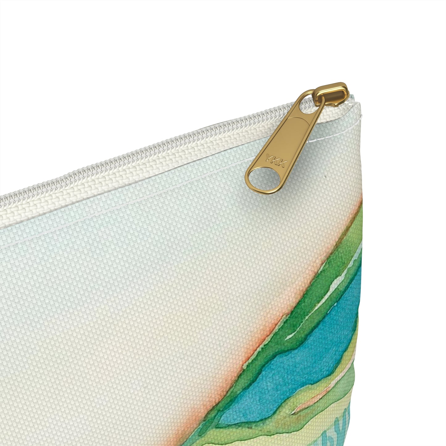 Flat Accessory Pouch - Watercolor Mountains