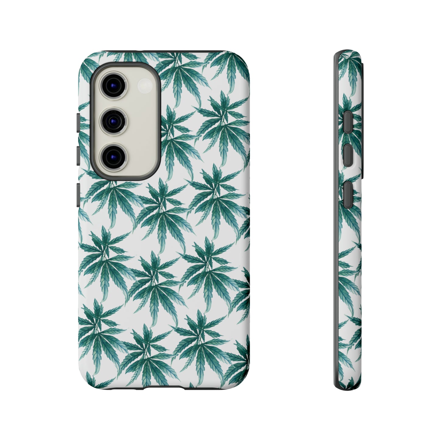 Copy of Tough Cell Phone Cases - Watercolor Cannabis Field