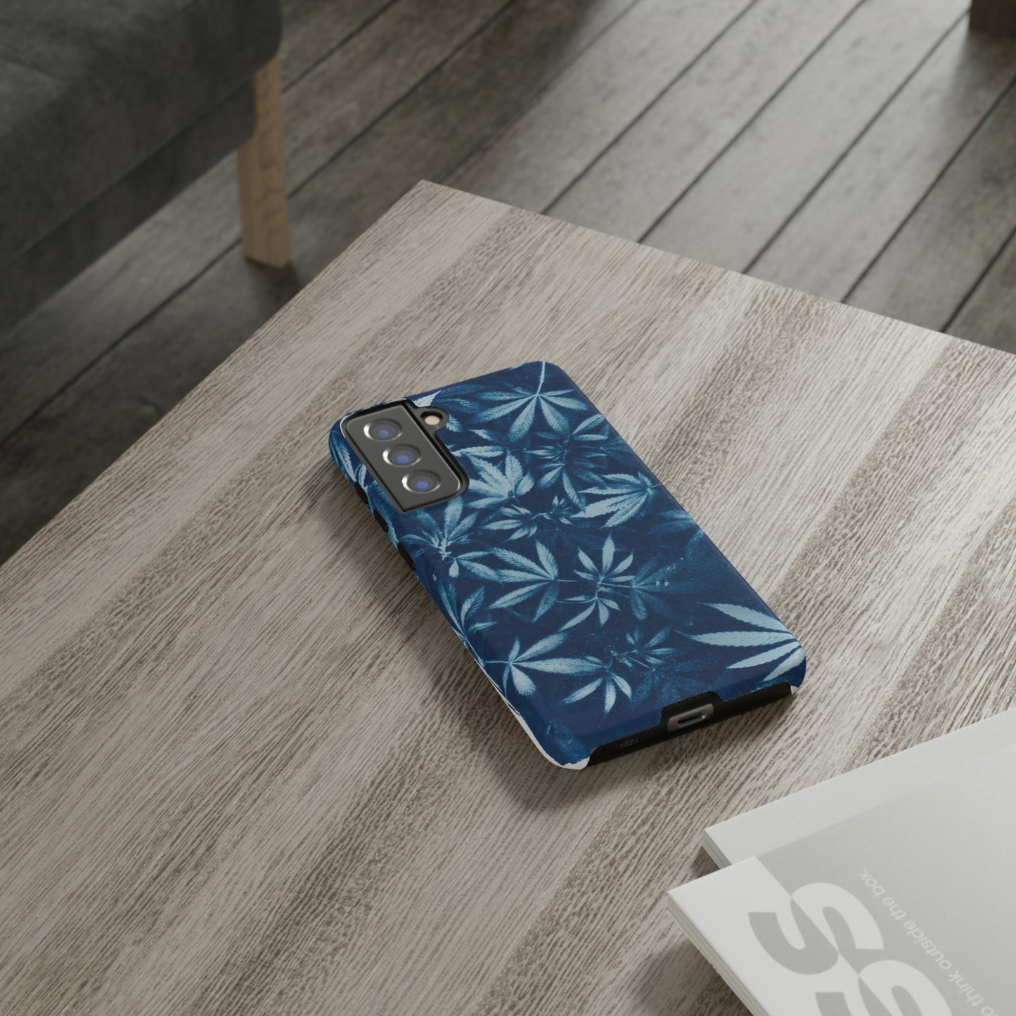 Tough Cell Phone Cases - Cyanotype Print