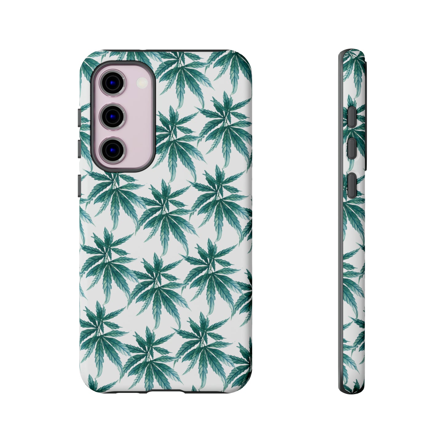 Copy of Tough Cell Phone Cases - Watercolor Cannabis Field