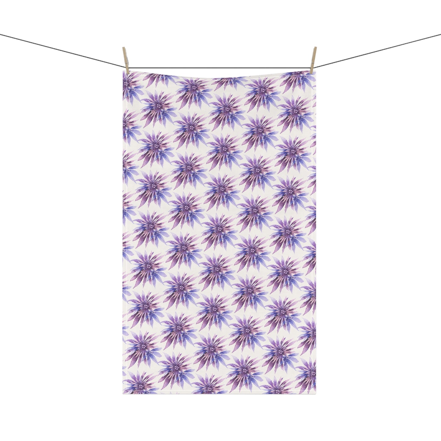 100% Cotton Twill Kitchen Towel - Purple Passion