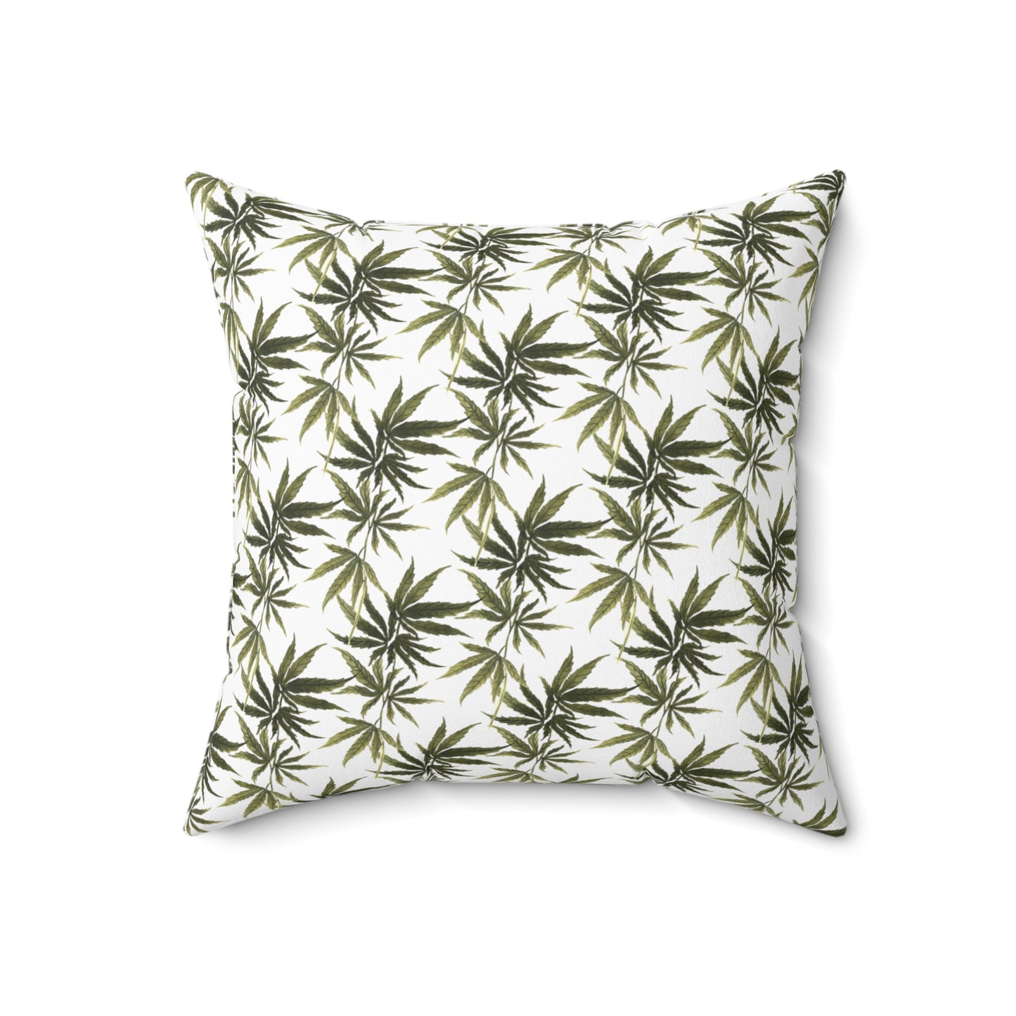 Faux Suede Square Pillow - Herbal Canopy