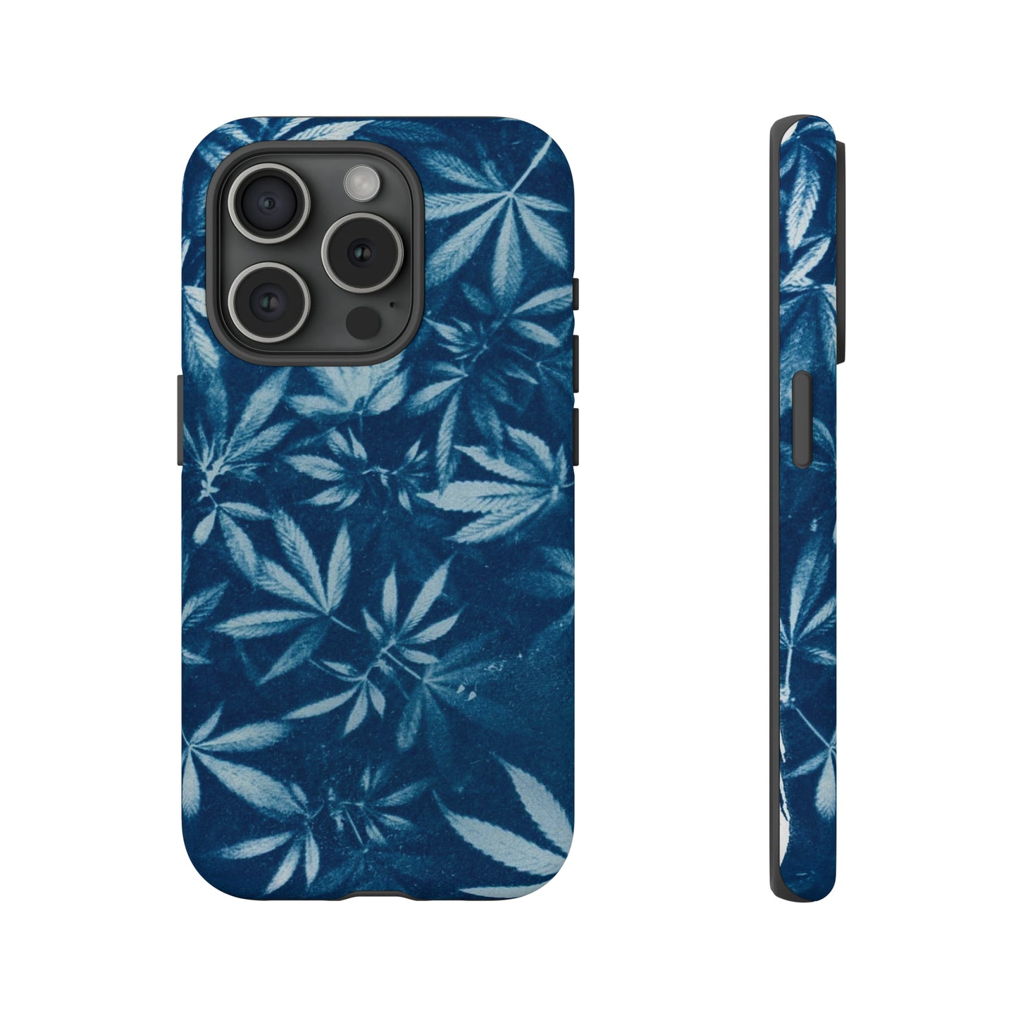 Tough Cell Phone Cases - Cyanotype Print