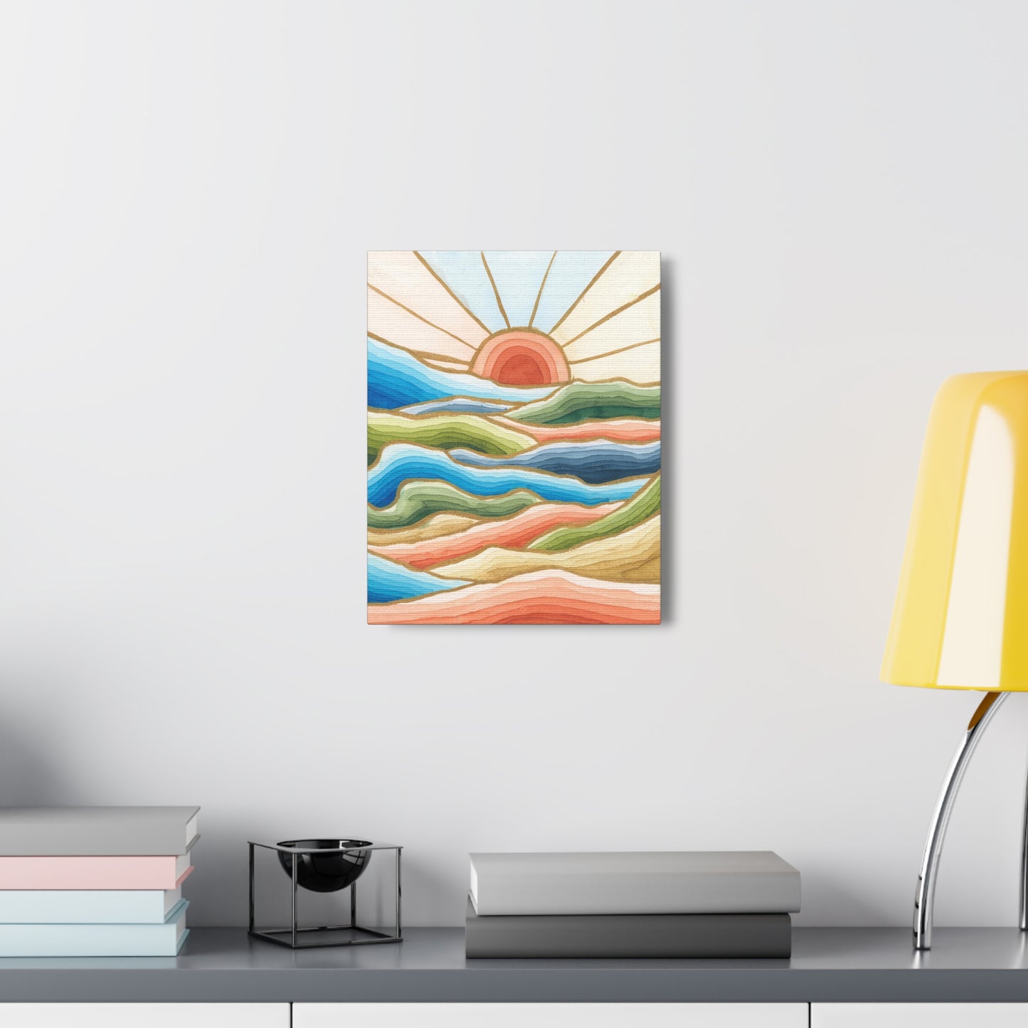 Canvas Gallery Wrap Prints - Red Twilight