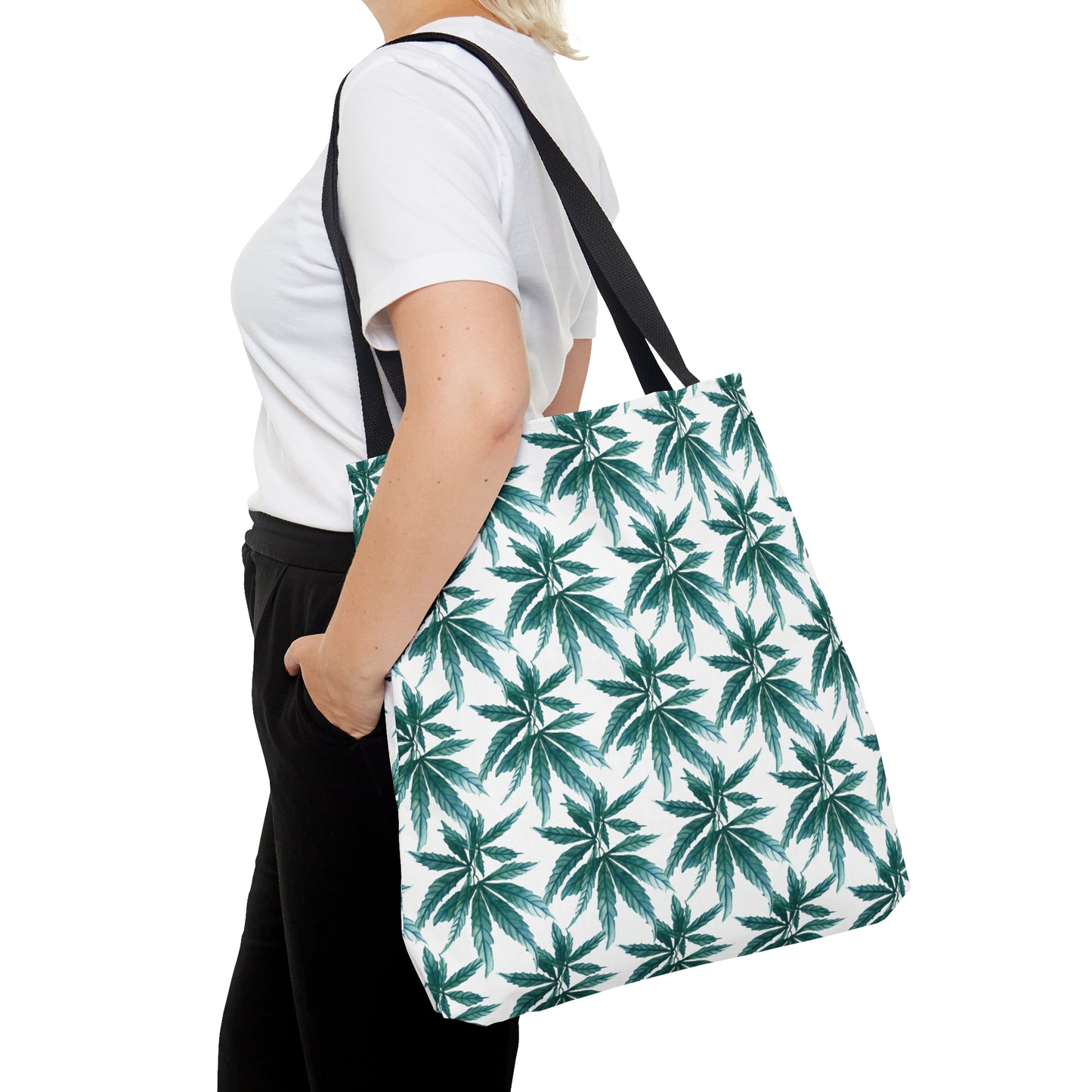 Tote Bag (3 sizes!) - Teal Dreamleaf