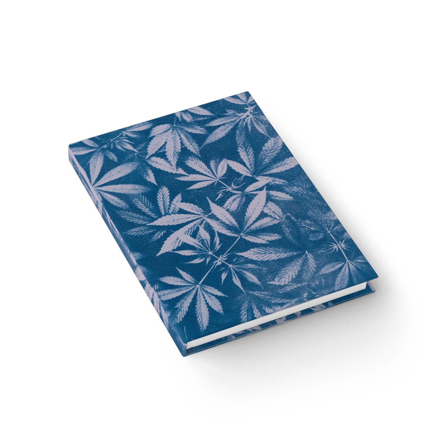 Journal - Blank Pages - Cyanotype on Lavender