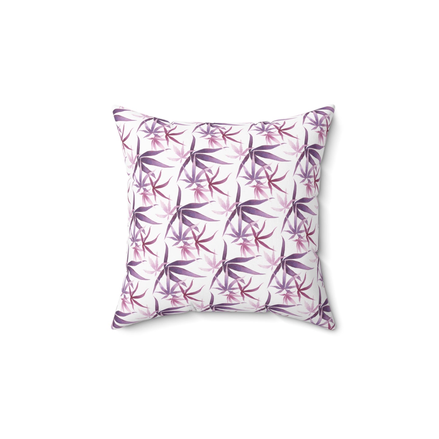 Faux Suede Square Pillow - Orchid Dream