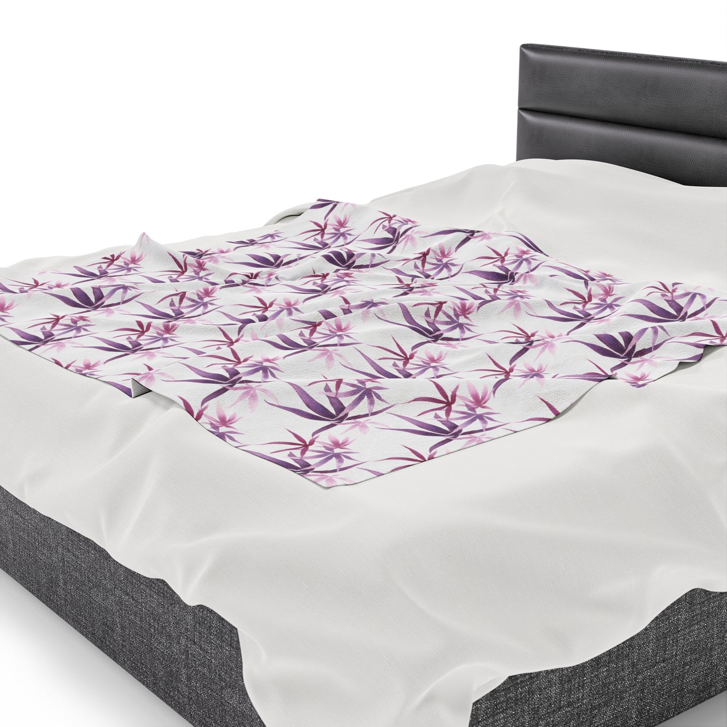 Velveteen Plush Blanket - Orchid Dreams