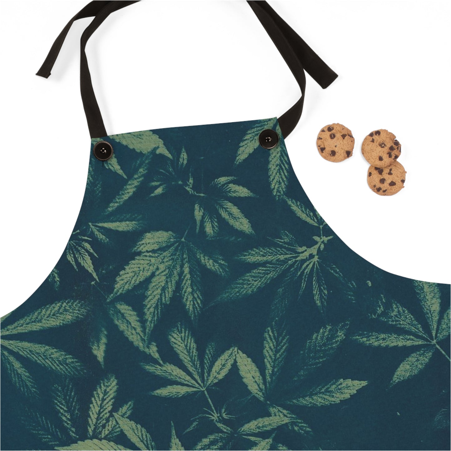 Apron - Cyanotype on Green