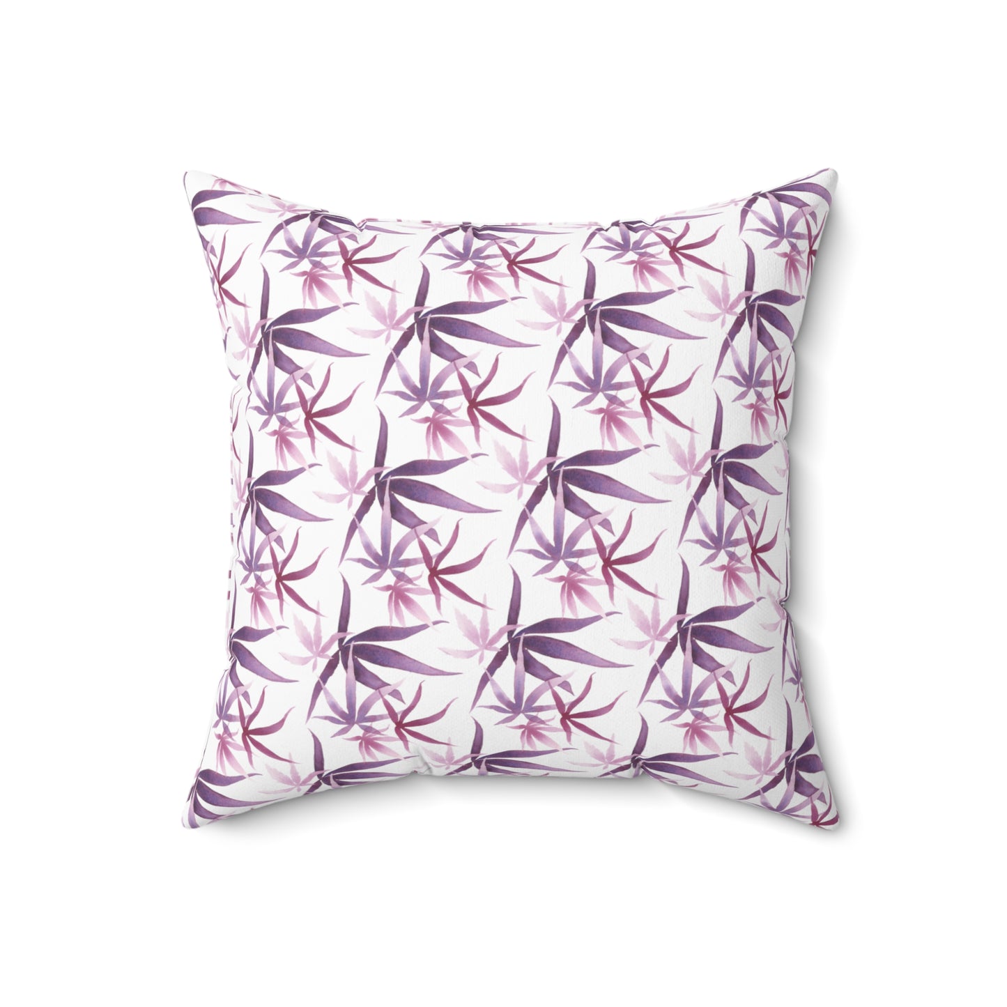 Faux Suede Square Pillow - Orchid Dream