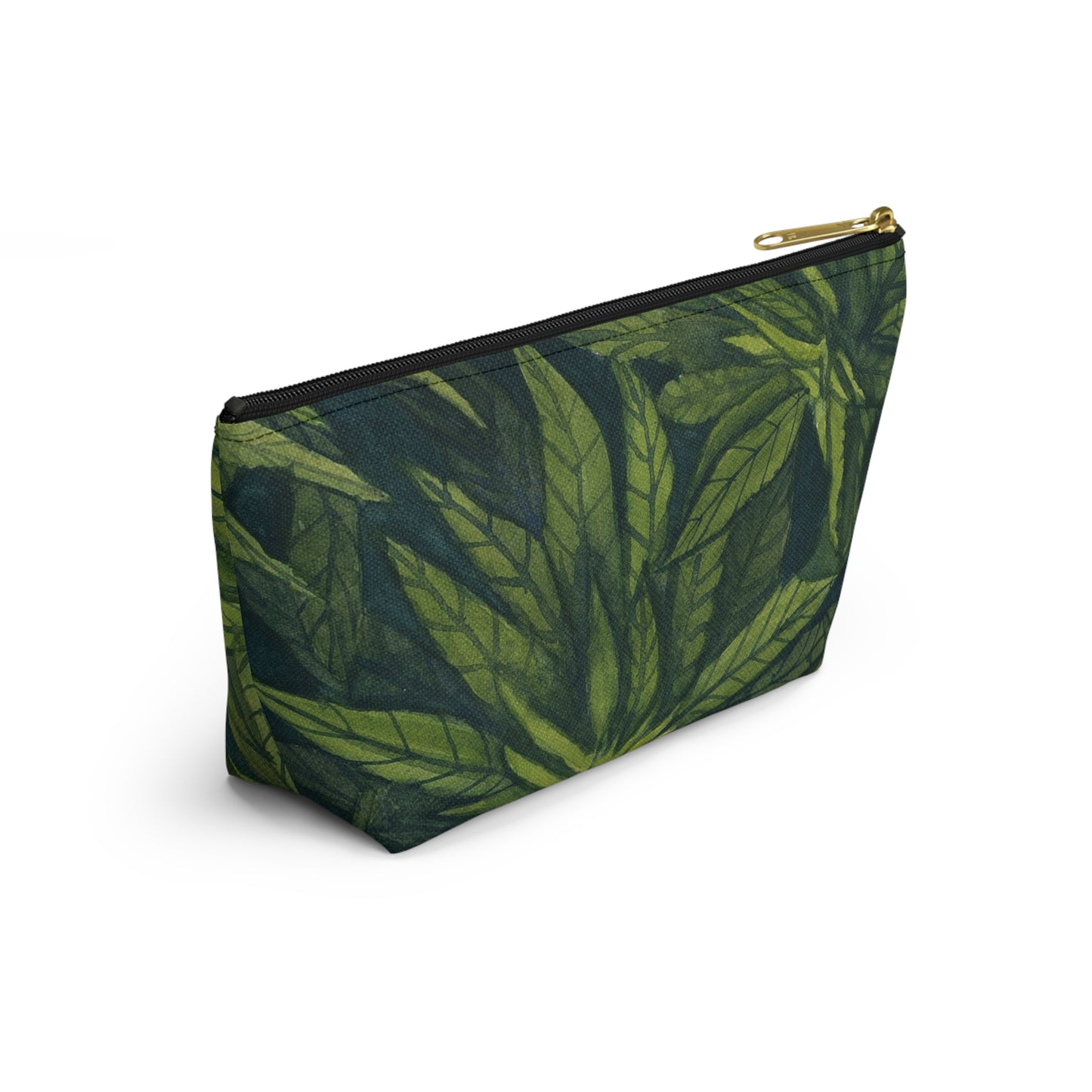 Roomy Accessory Pouch - Green Gardens