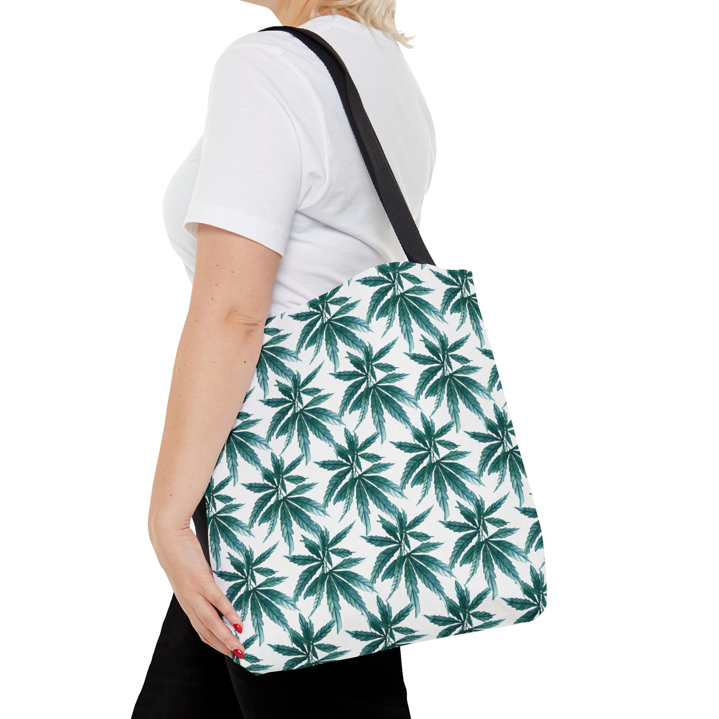 Tote Bag (3 sizes!) - Teal Dreamleaf