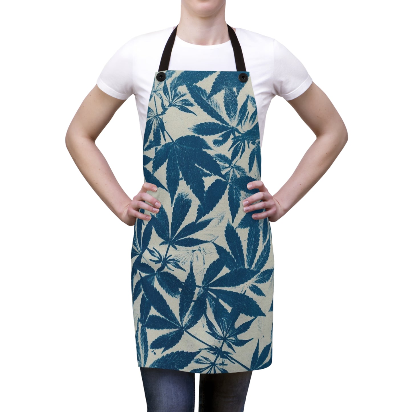 Apron - Cyanotype on Ivory