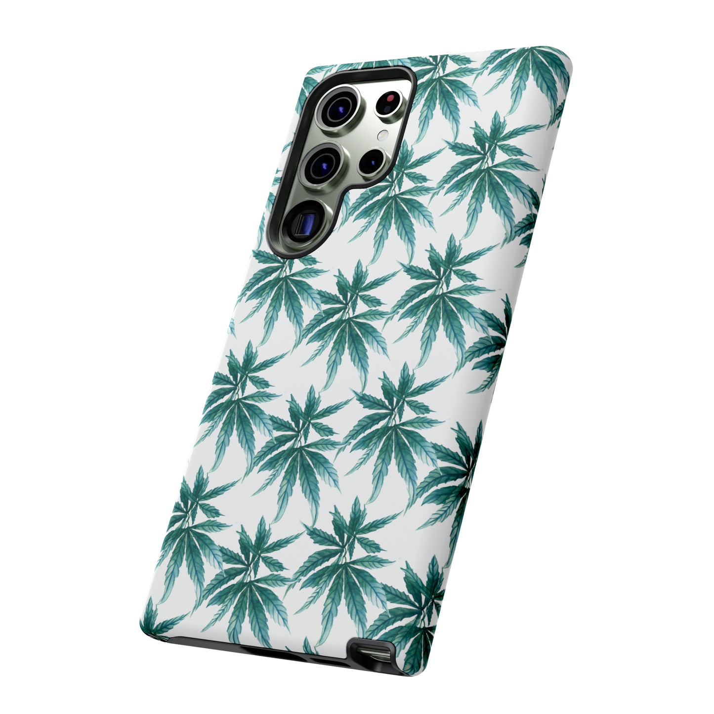 Copy of Tough Cell Phone Cases - Watercolor Cannabis Field