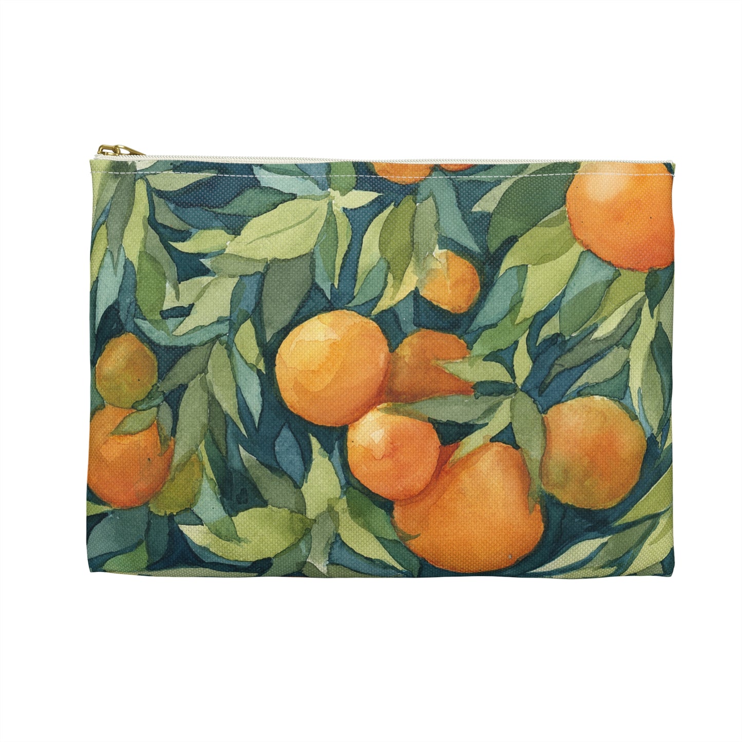 Flat Accessory Pouch - Orange Grove