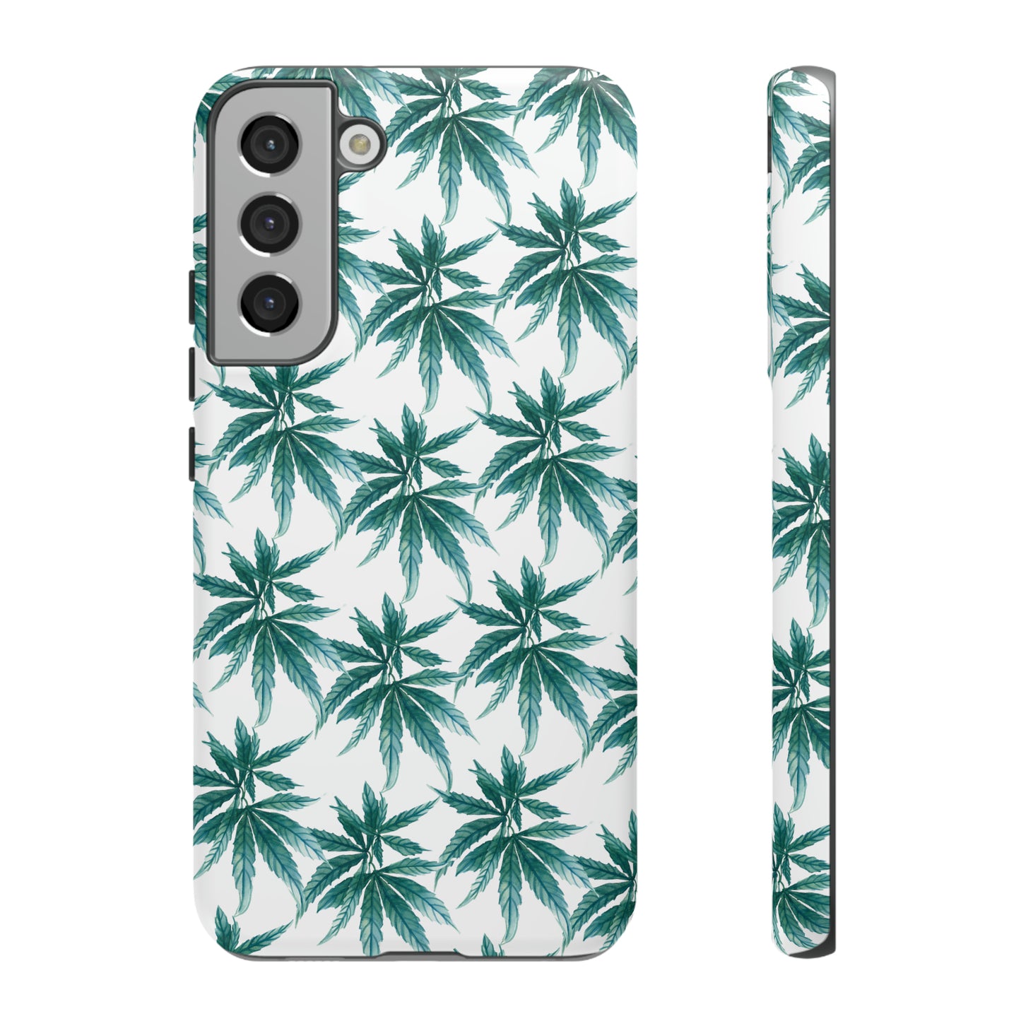 Copy of Tough Cell Phone Cases - Watercolor Cannabis Field