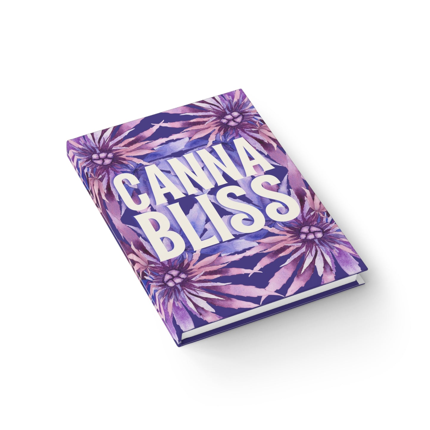 Journal - Blank Pages - Cannabliss Purple