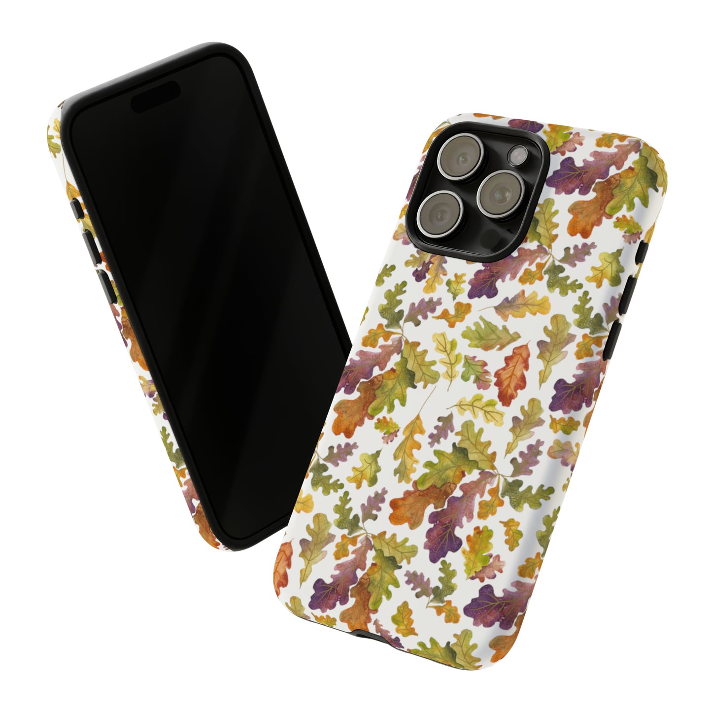 Tough Cell Phone Cases - Watercolor Autumn Leaves