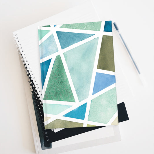 Journal - Blank Pages - Aqua Geo