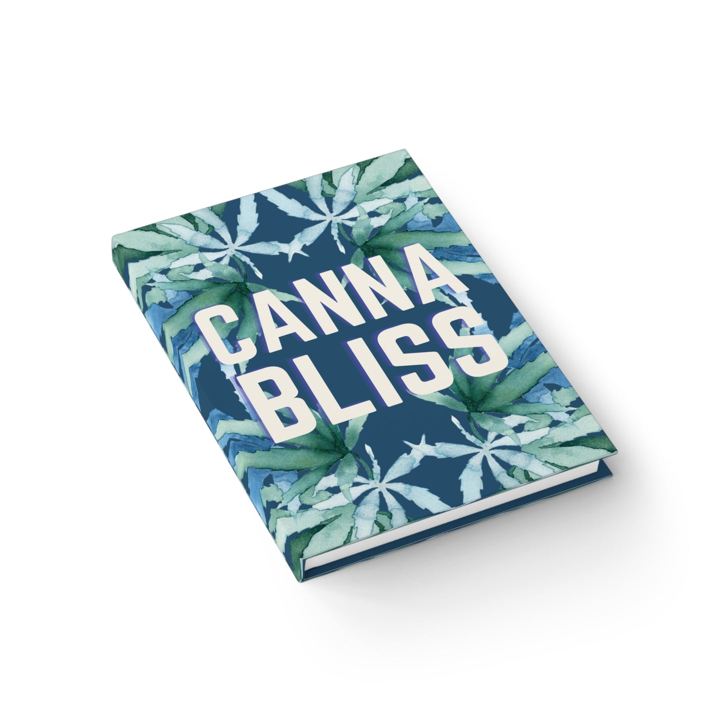 Journal - Blank Pages - Cannabliss Teal