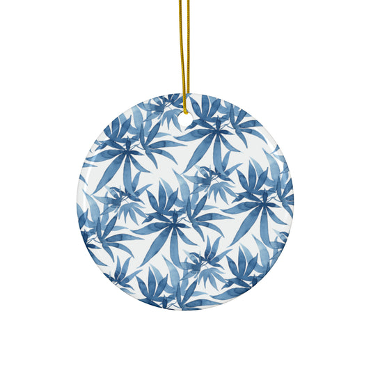 Ceramic Holiday Ornaments - Ocean Haze