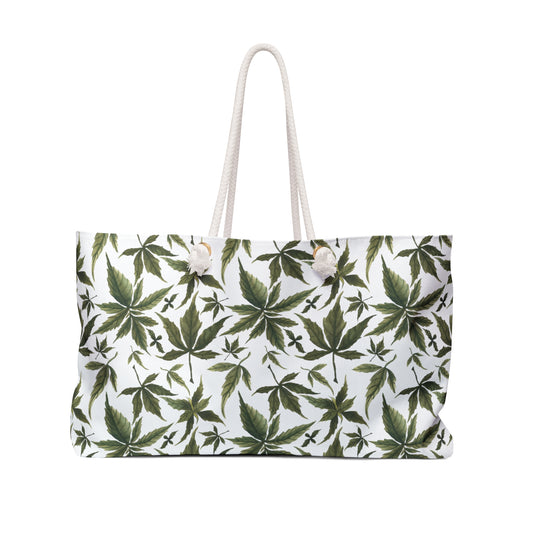 Oversized Weekender Bag - Emerald Herb