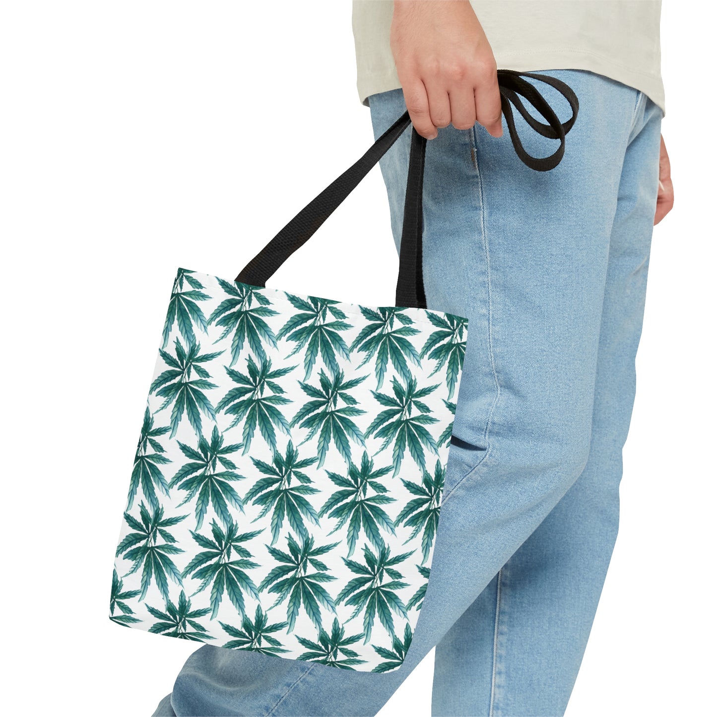 Tote Bag (3 sizes!) - Teal Dreamleaf