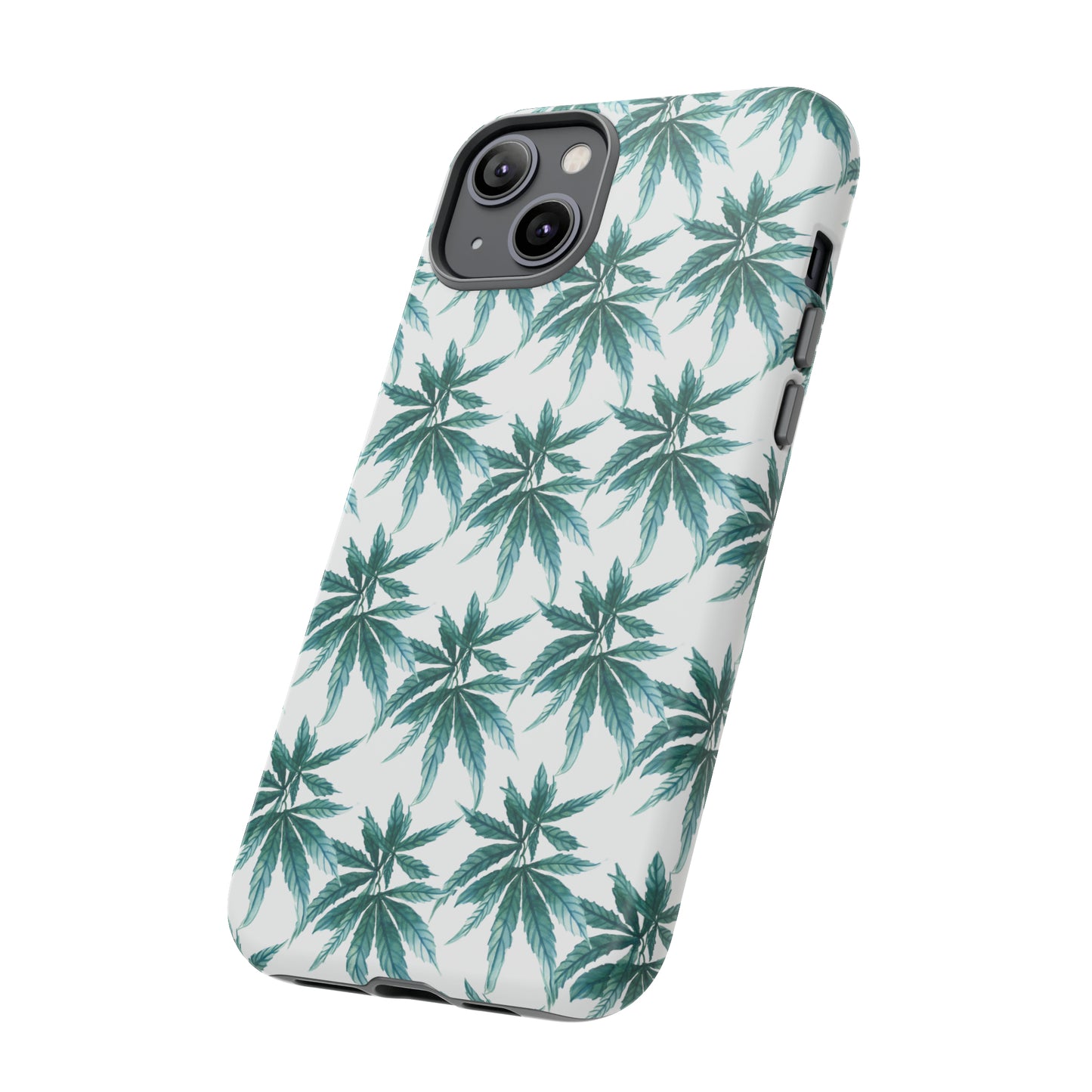 Copy of Tough Cell Phone Cases - Watercolor Cannabis Field