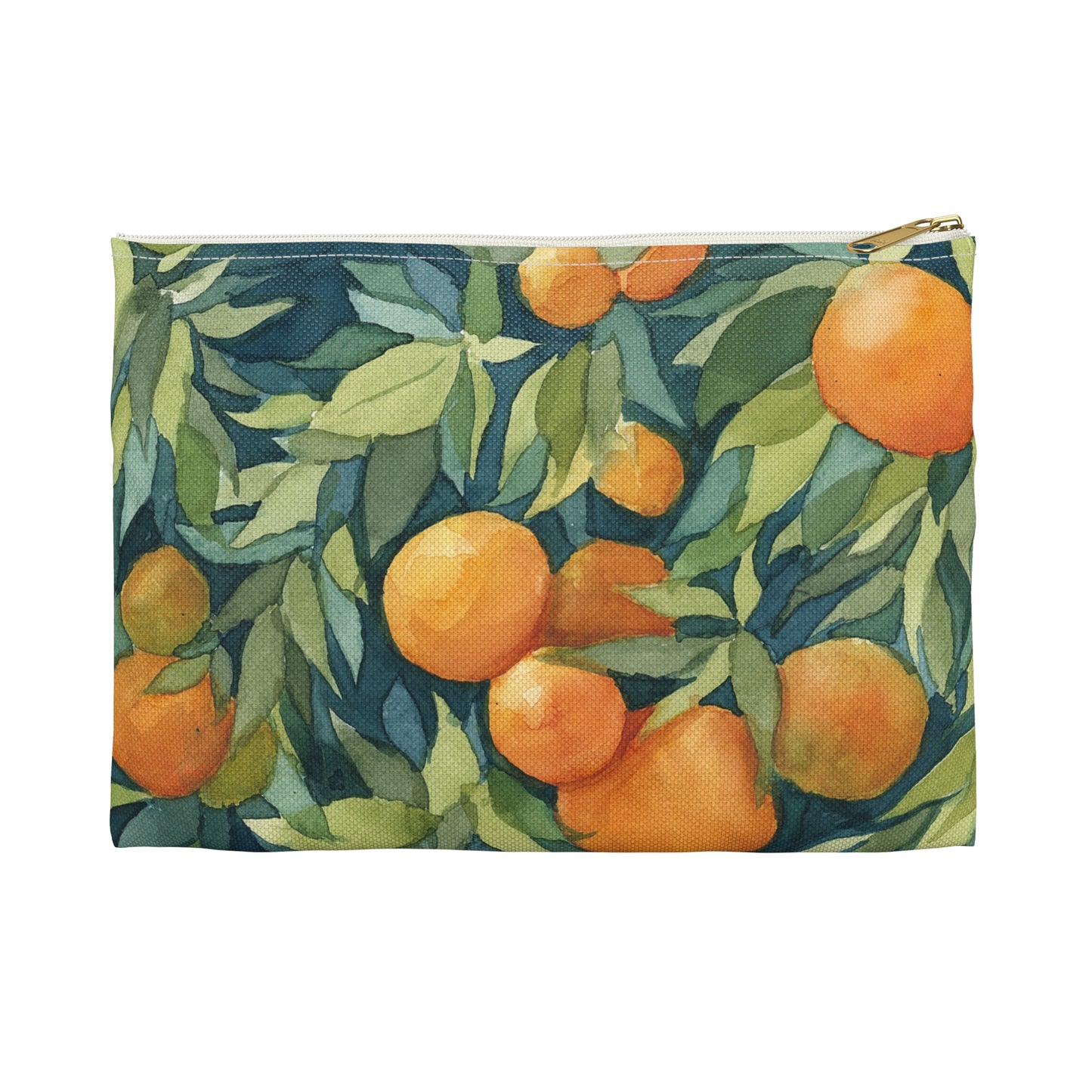 Flat Accessory Pouch - Orange Grove