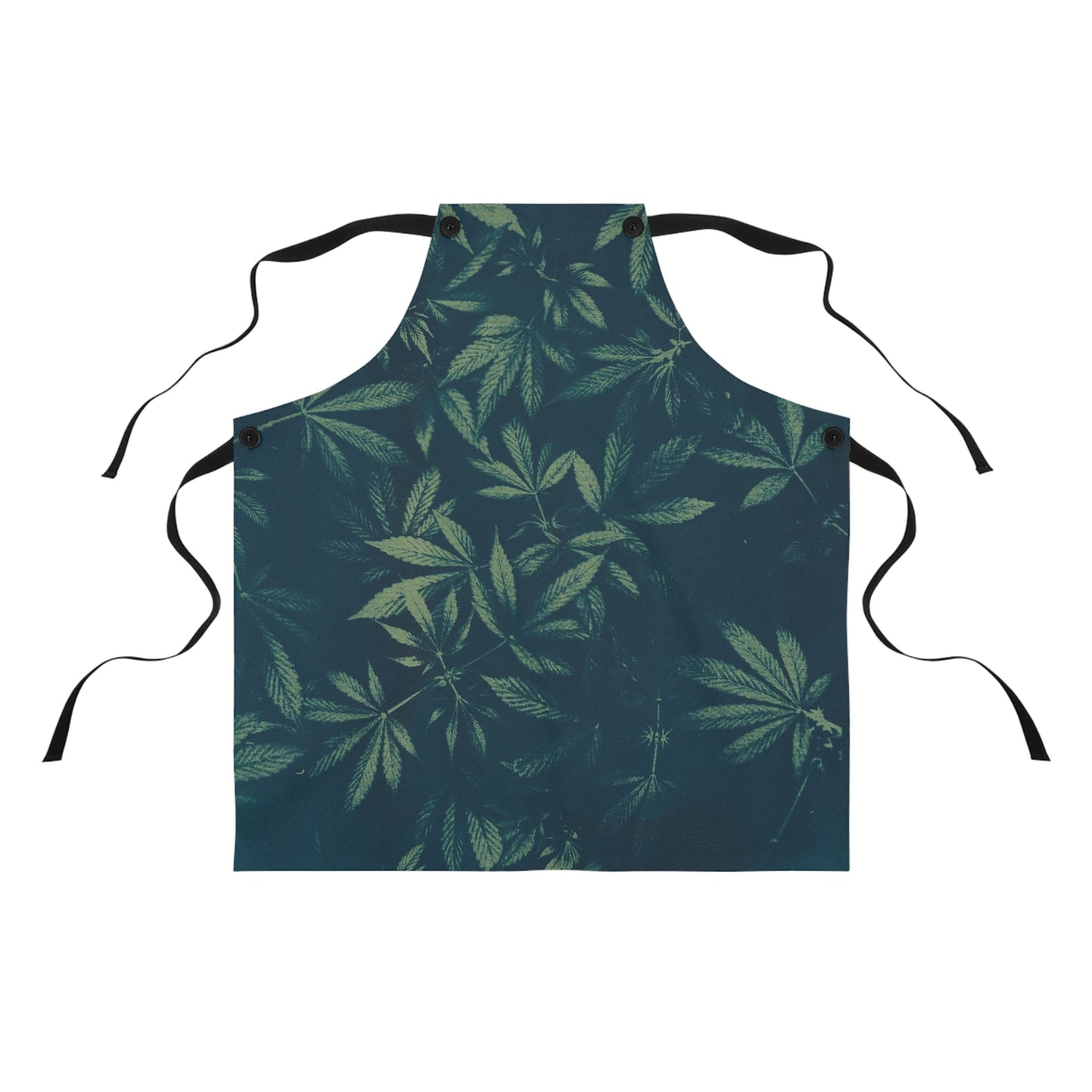 Apron - Cyanotype on Green