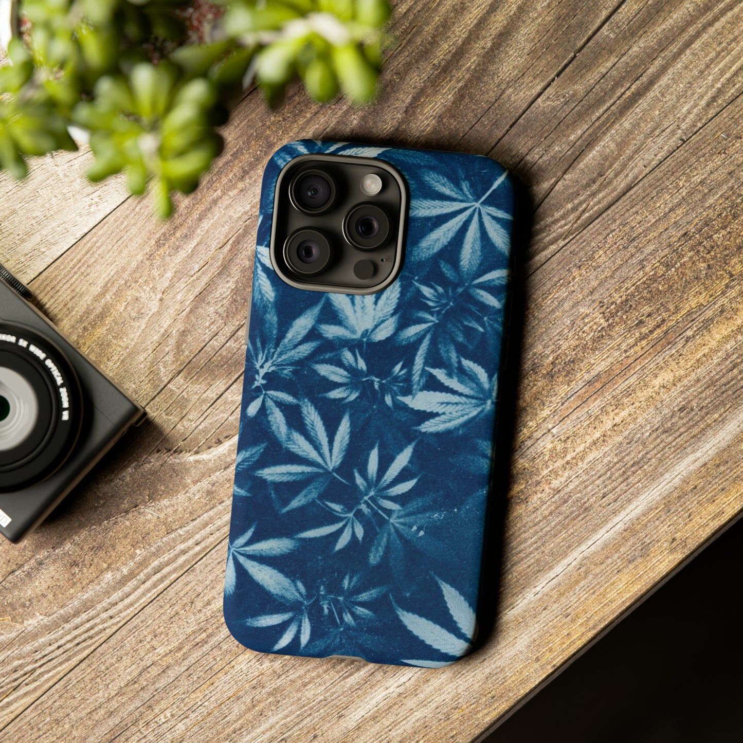 Tough Cell Phone Cases - Cyanotype Print