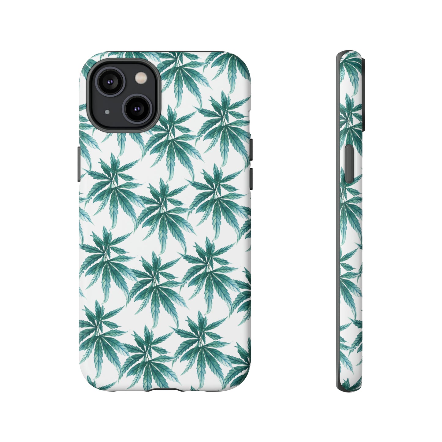 Copy of Tough Cell Phone Cases - Watercolor Cannabis Field