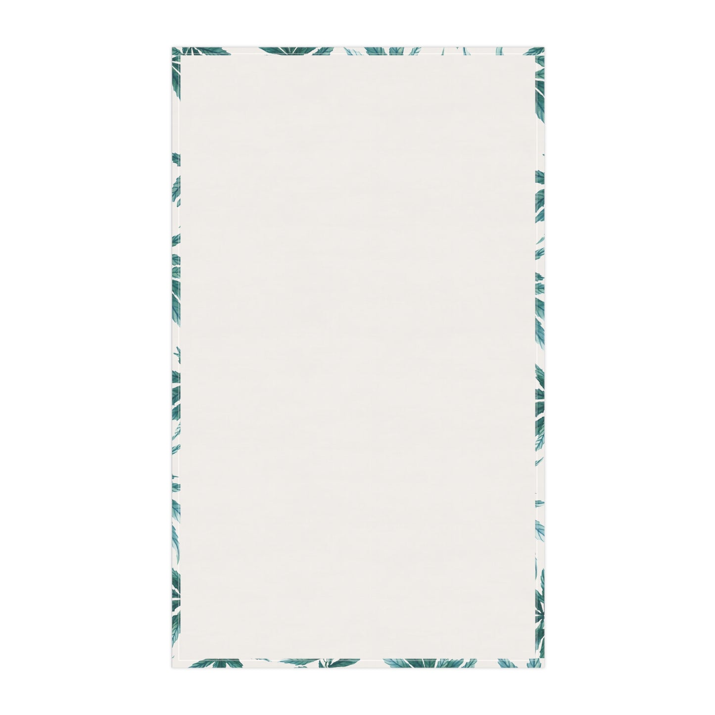 100% Cotton Twill Kitchen Towel - Teal Dreamleaf