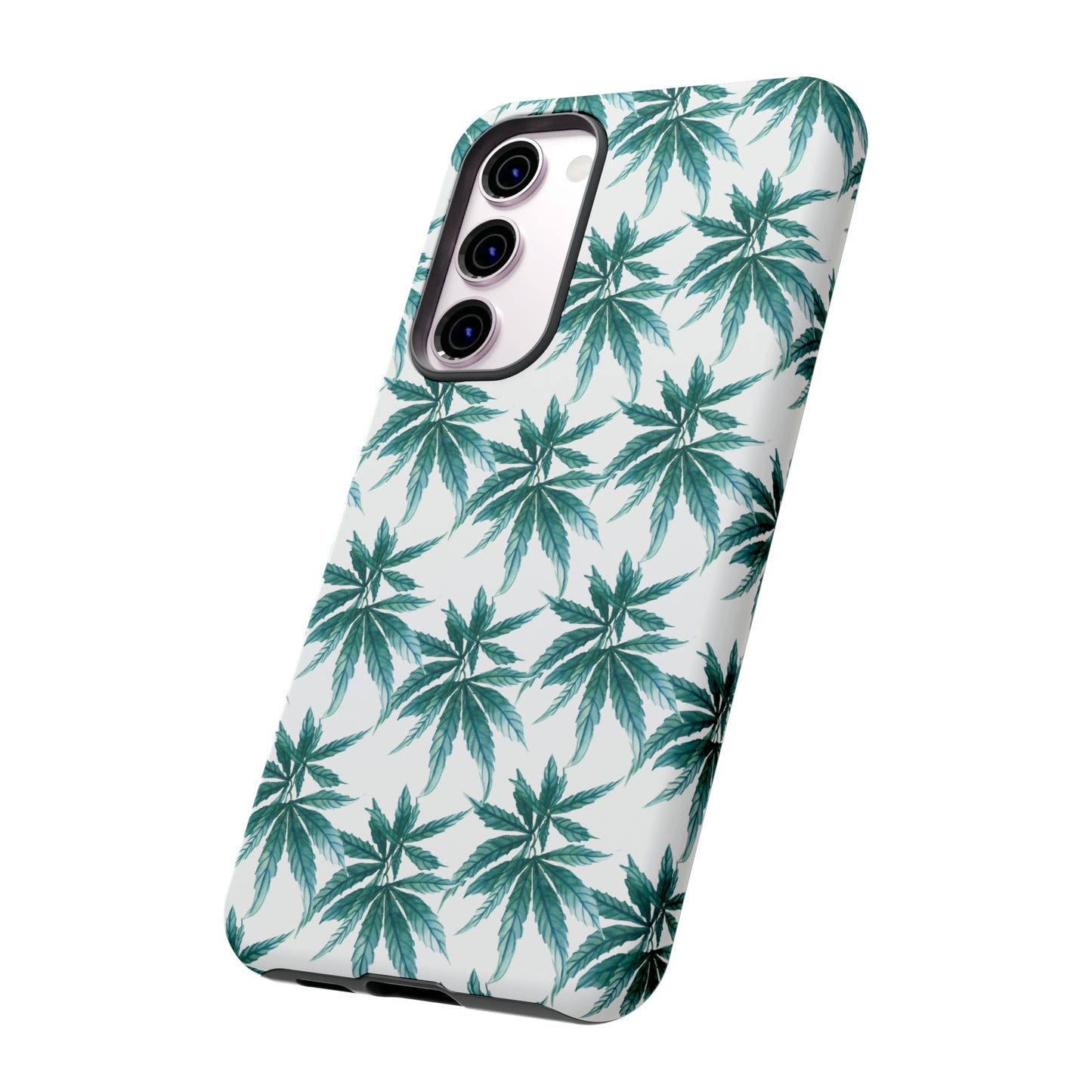 Copy of Tough Cell Phone Cases - Watercolor Cannabis Field