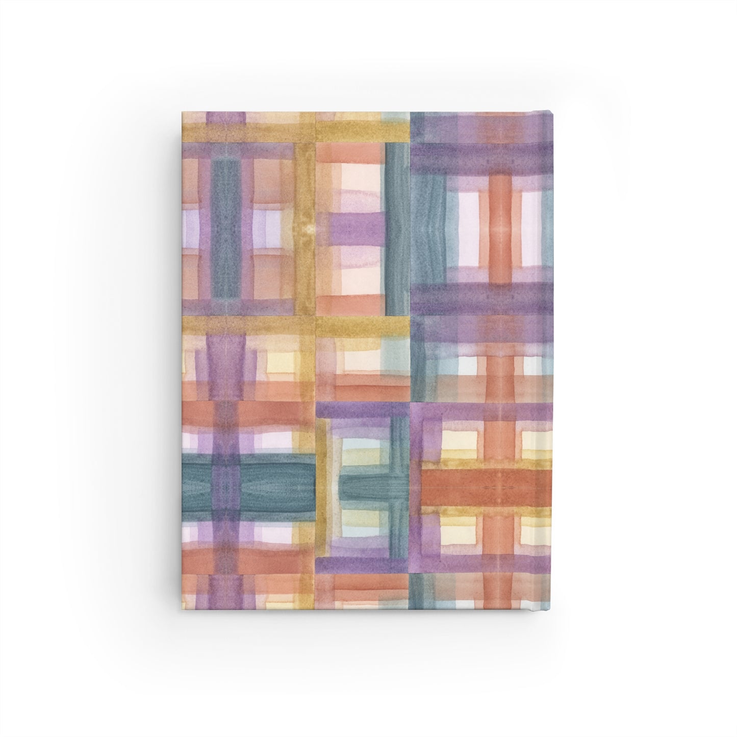 Journal - Blank Pages - Painterly Plaid