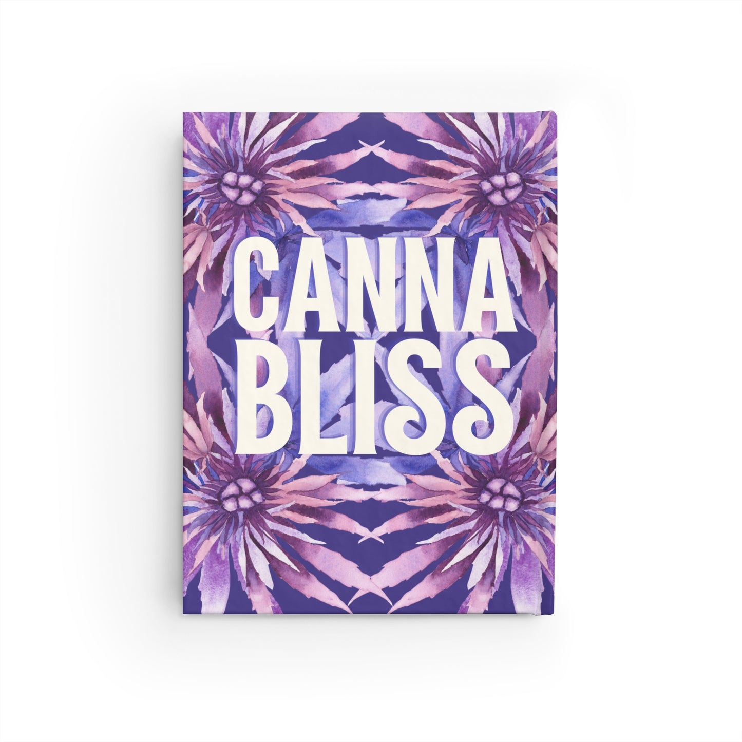 Journal - Blank Pages - Cannabliss Purple