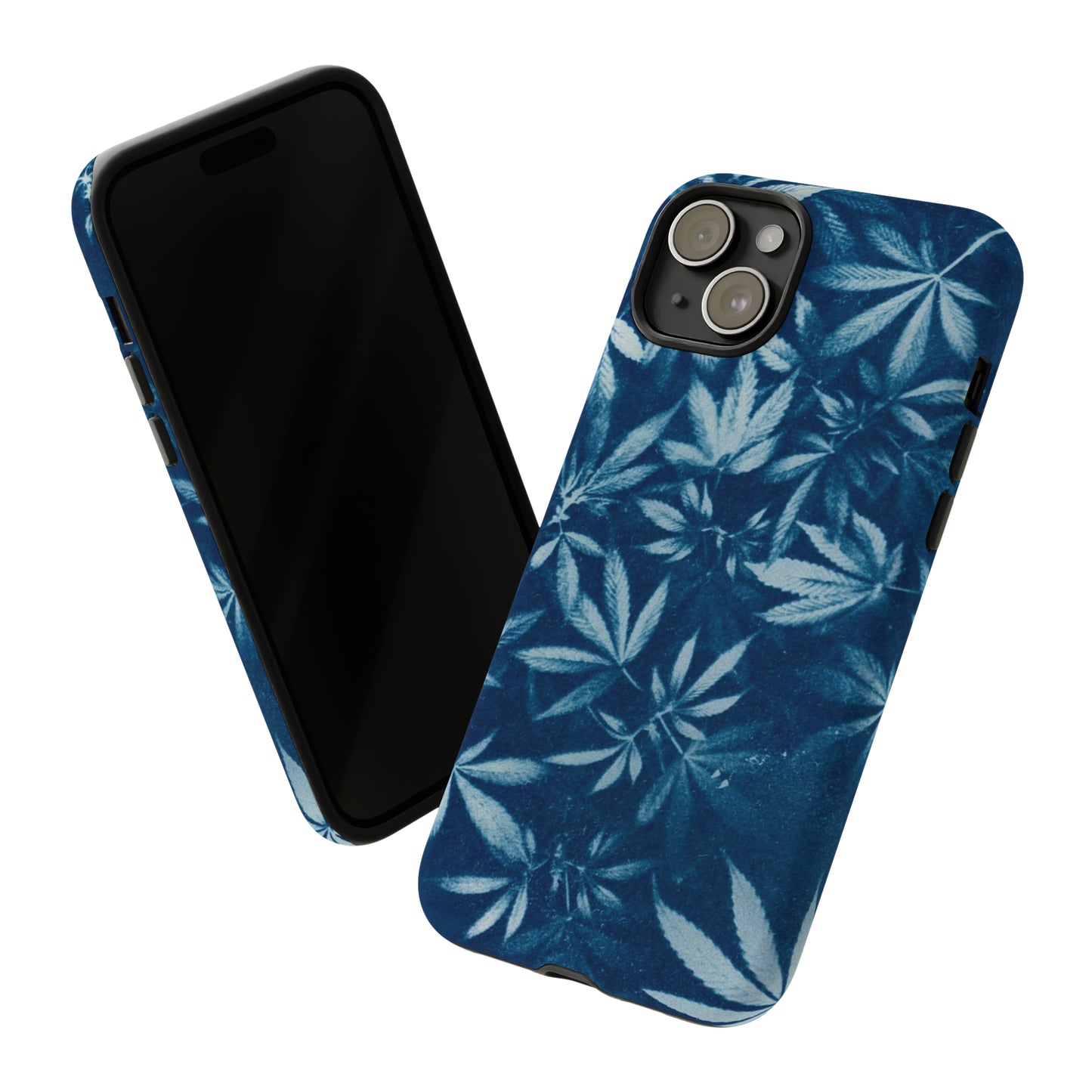 Tough Cell Phone Cases - Cyanotype Print