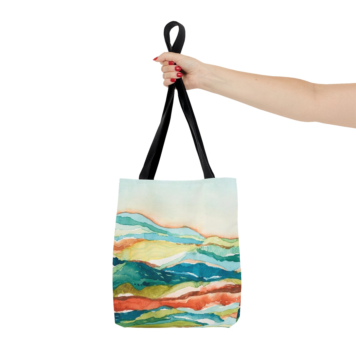 Tote Bag (3 sizes!) - Watercolor Mountains