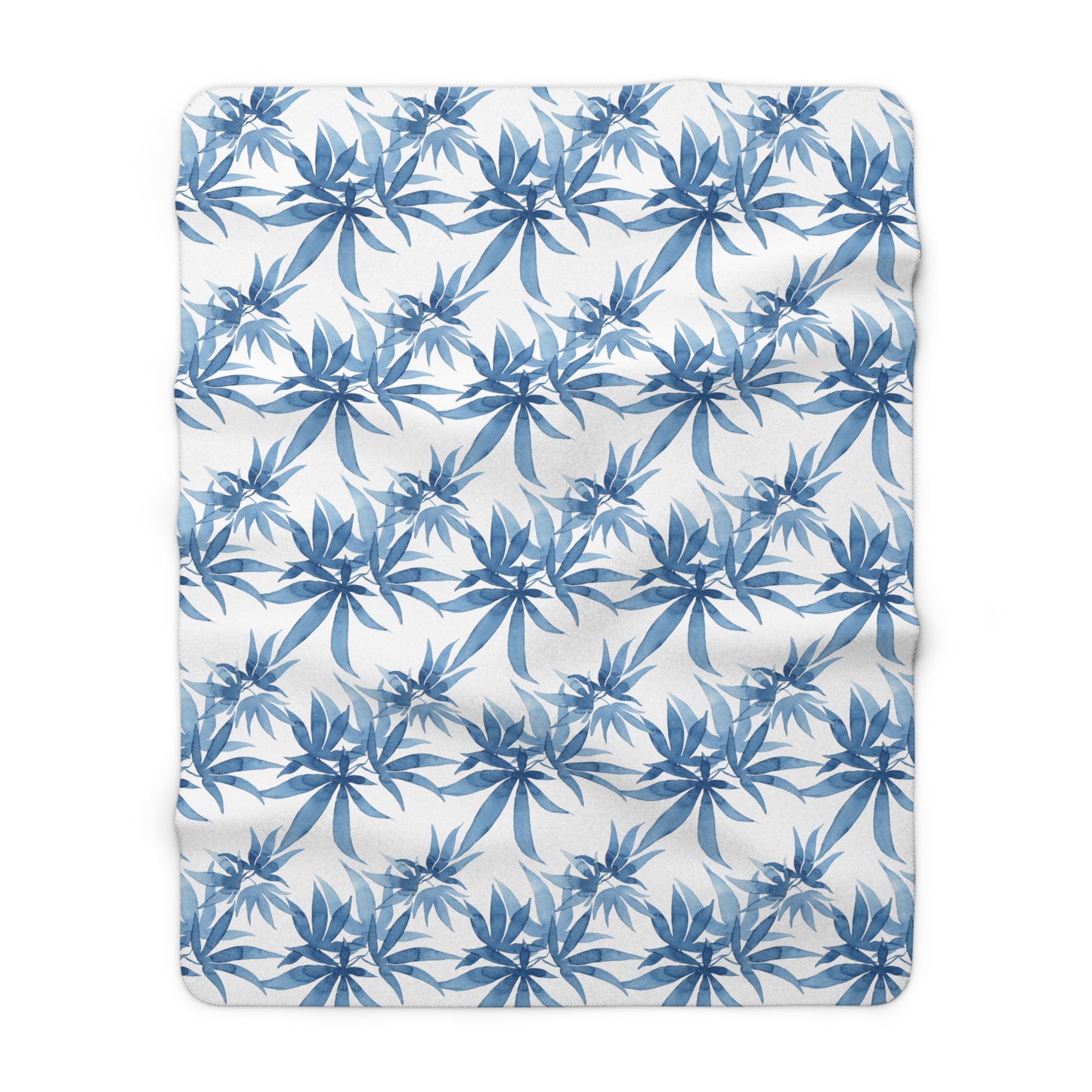 Sherpa Fleece Blanket - Ocean Haze