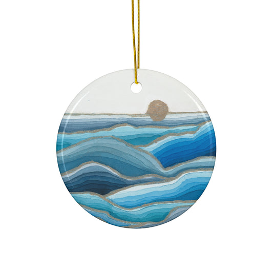 Ceramic Holiday Ornaments - Color Fields