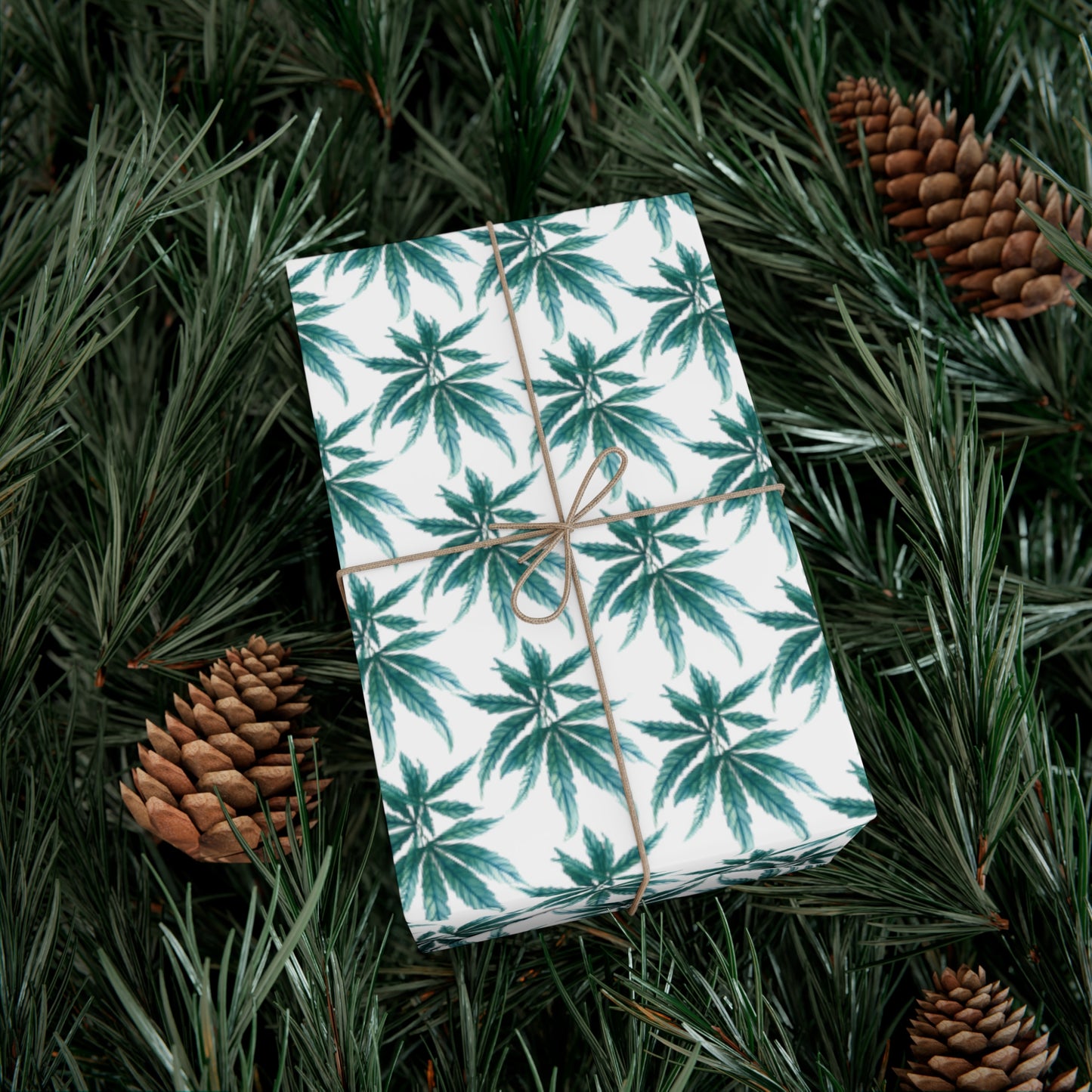 Gift Wrap Papers - Teal Dreamleaf Wrapping Paper