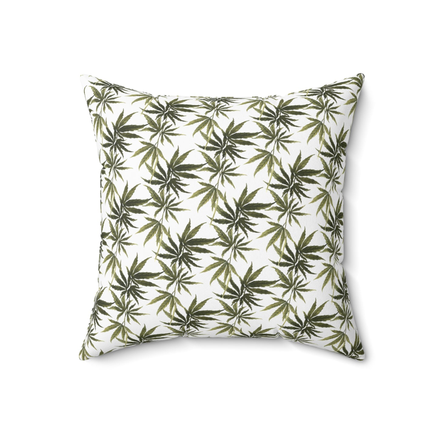 Faux Suede Square Pillow - Herbal Canopy