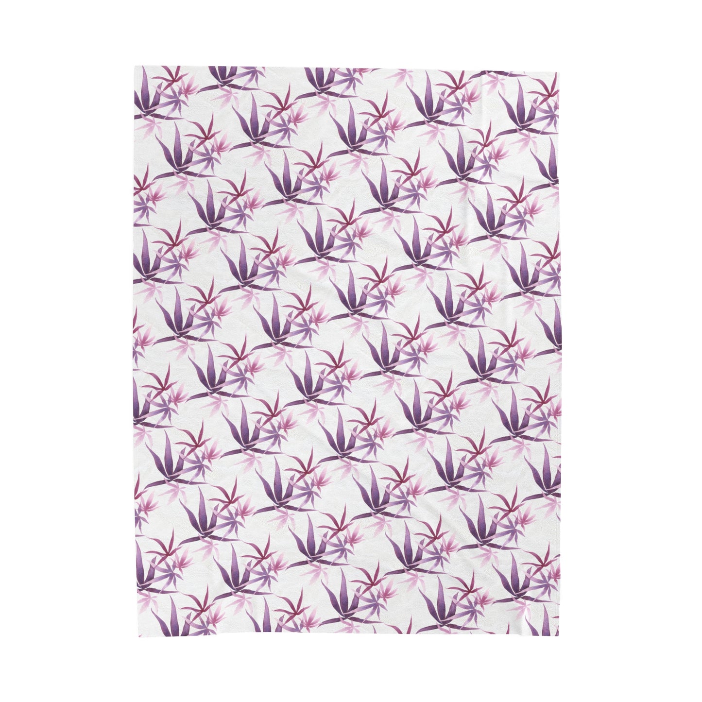 Velveteen Plush Blanket - Orchid Dreams