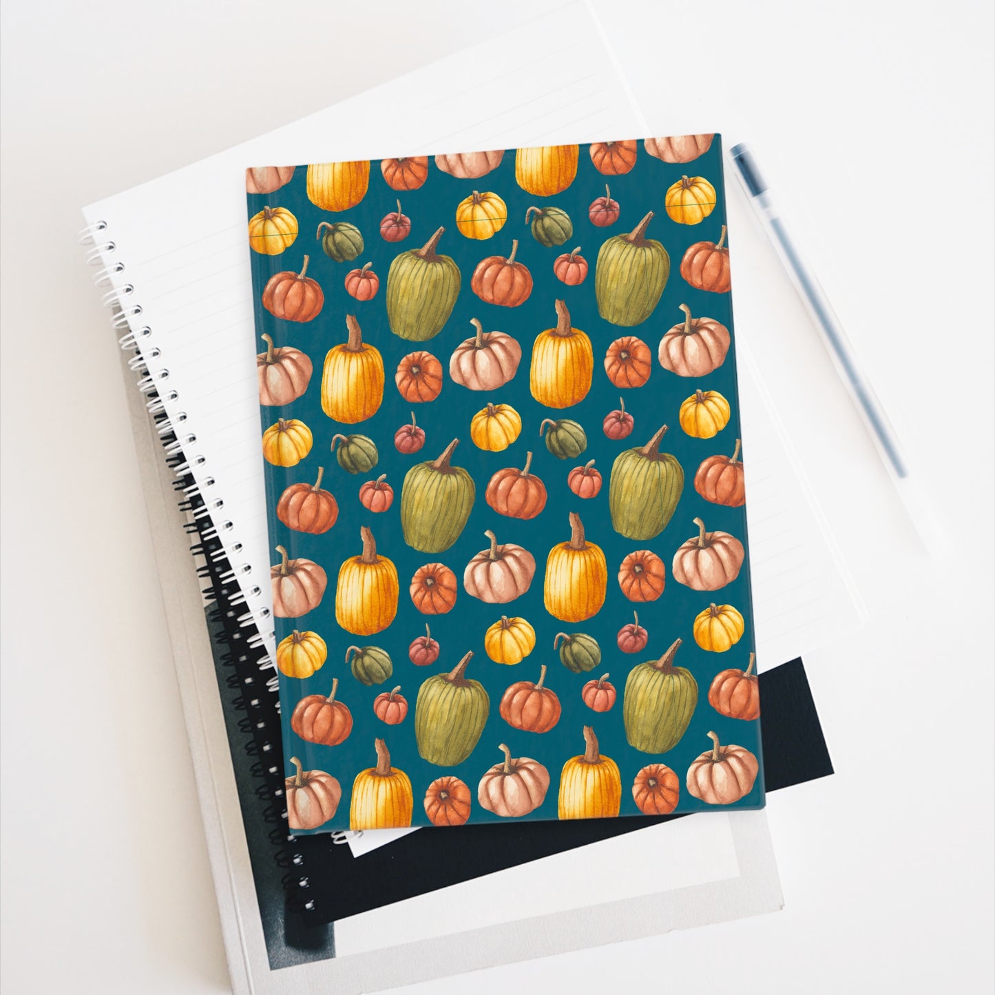 Journal - Blank Pages - Fall Pumpkins