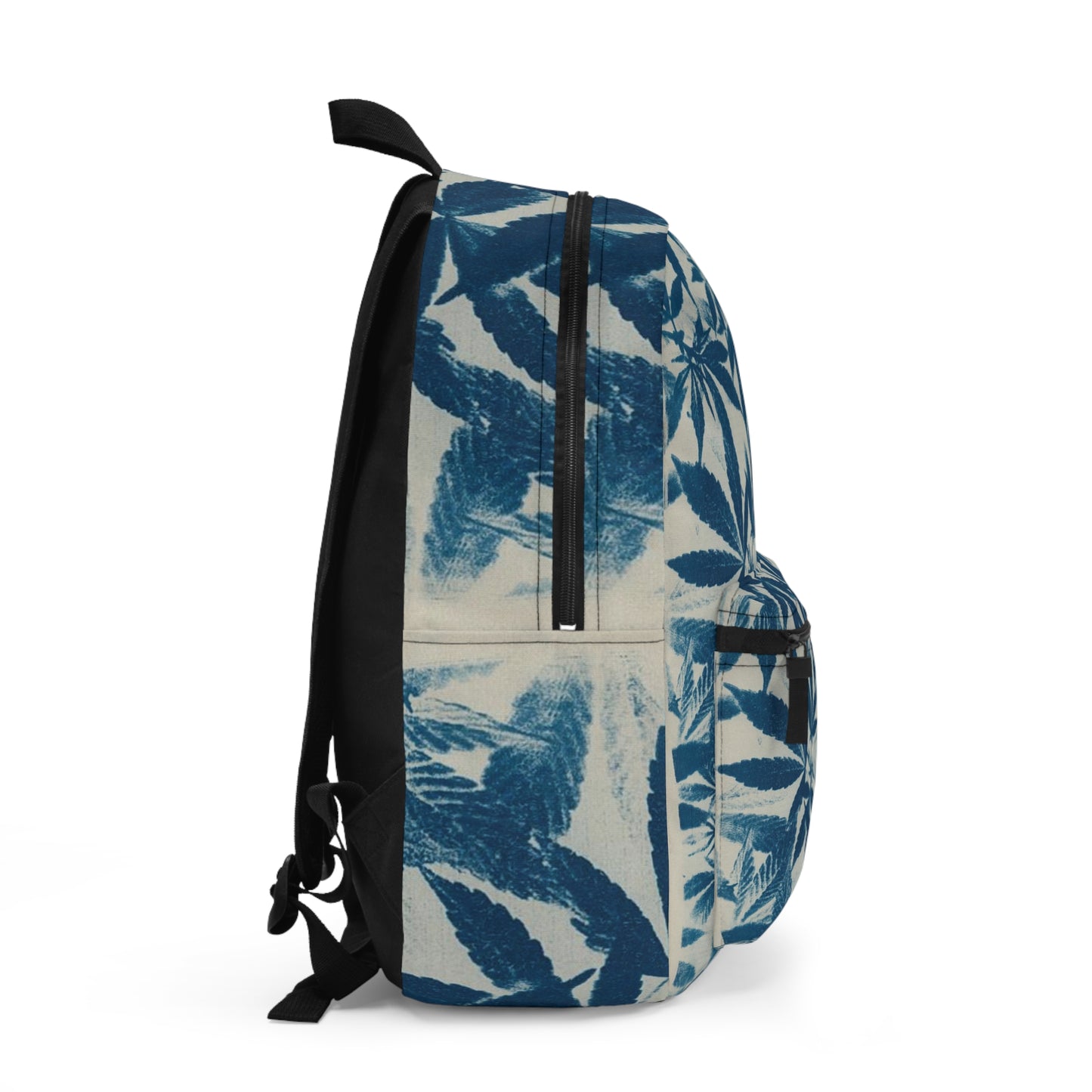 Waterproof Backpack - Cyanotype on Ivory Print