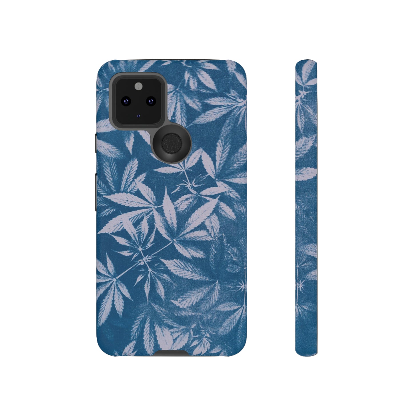 Tough Cell Phone Cases - Cyanotype on Lavender Print