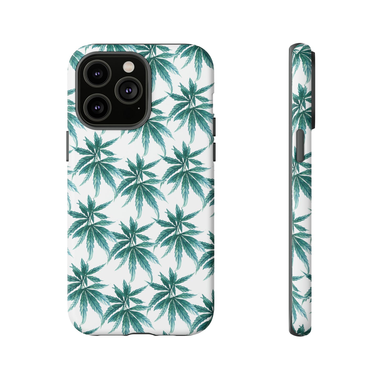 Copy of Tough Cell Phone Cases - Watercolor Cannabis Field