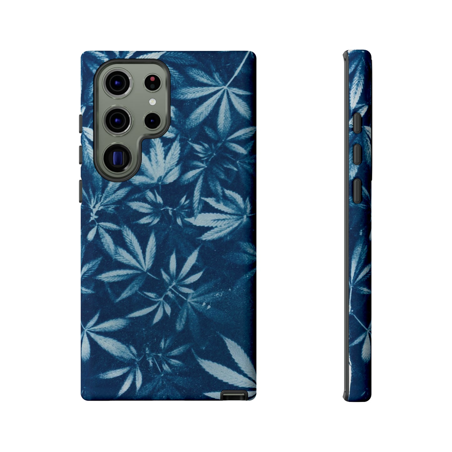 Tough Cell Phone Cases - Cyanotype Print