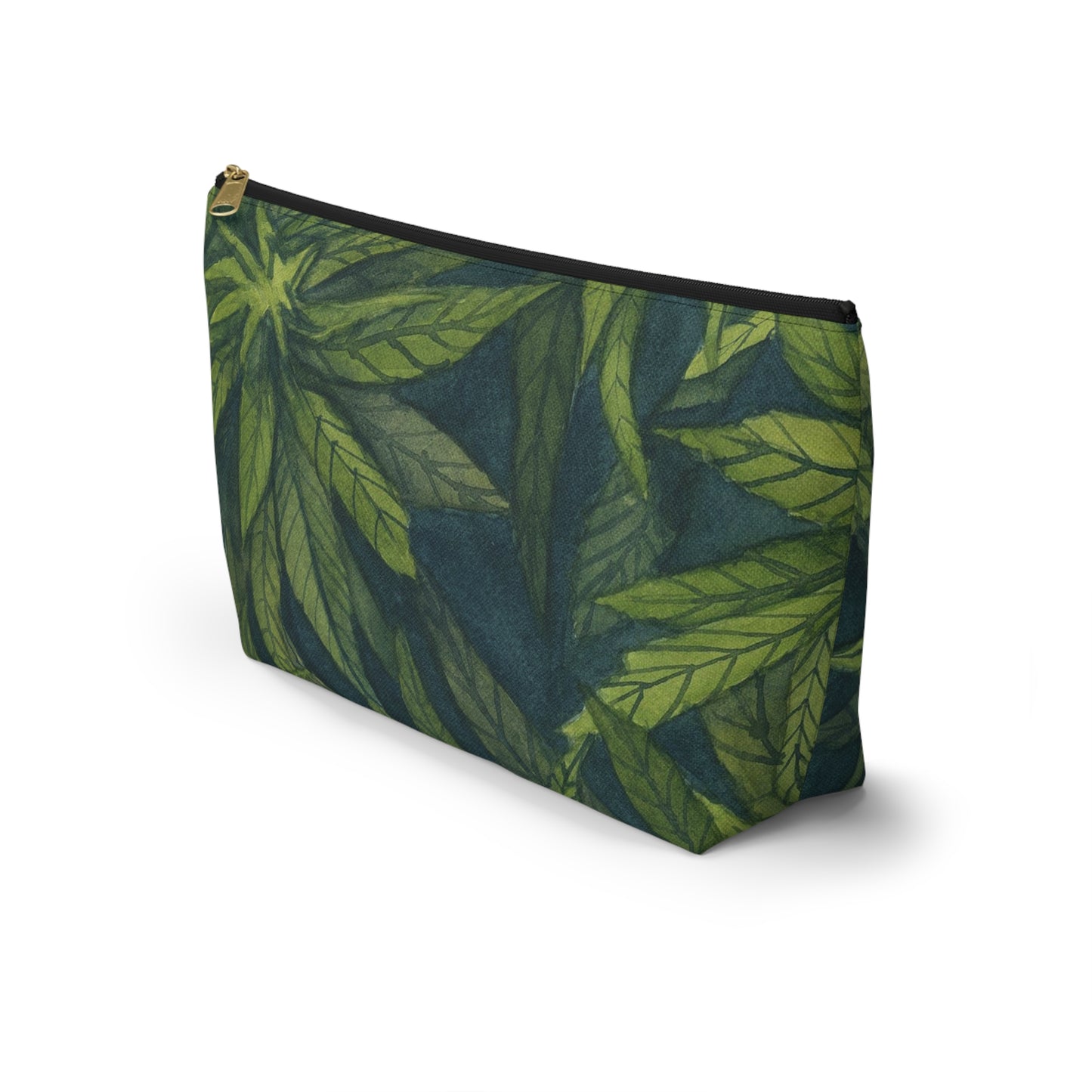 Roomy Accessory Pouch - Green Gardens