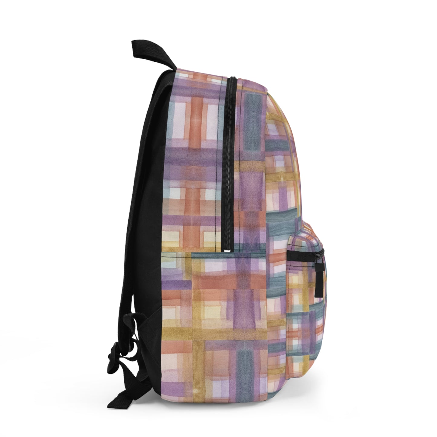 Waterproof Backpack - Painterly Plaid